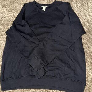 H&M Plain Black Crewneck
